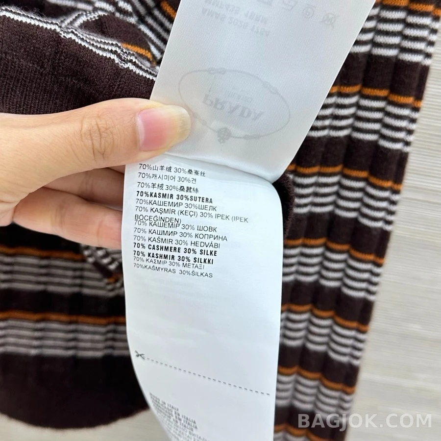 폴로 랄프 로렌 폴로 랄프 로렌 레트로 스트라이프 폴로넥 니트 상세 이미지