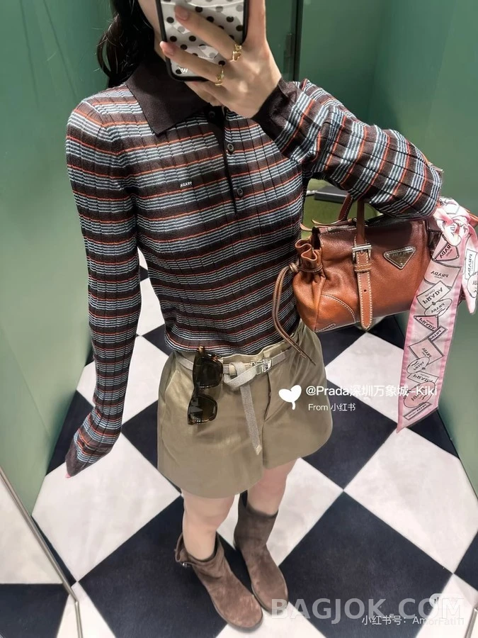 폴로 랄프 로렌 폴로 랄프 로렌 레트로 스트라이프 폴로넥 니트 상세 이미지