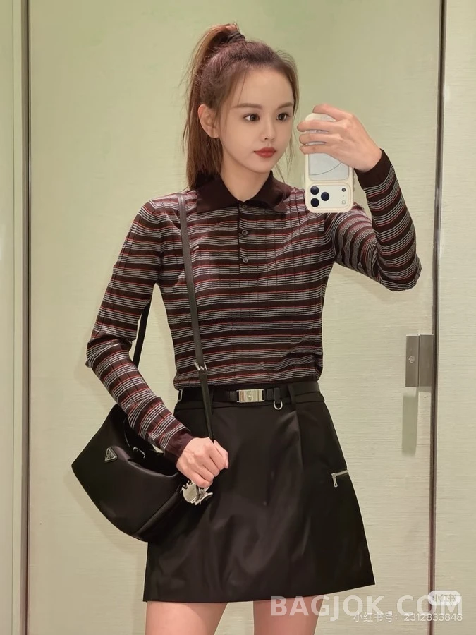 폴로 랄프 로렌 폴로 랄프 로렌 레트로 스트라이프 폴로넥 니트 상세 이미지