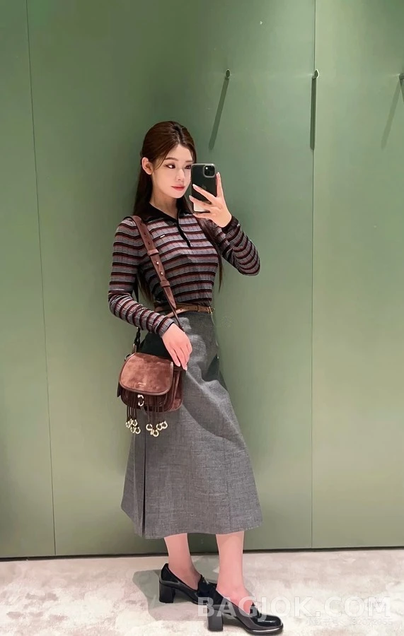 폴로 랄프 로렌 폴로 랄프 로렌 레트로 스트라이프 폴로넥 니트 상세 이미지