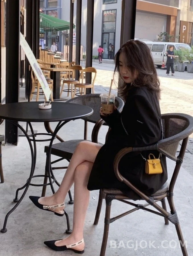 디올 디올 J'A 리본 슬링백 플랫슈즈 상세 이미지