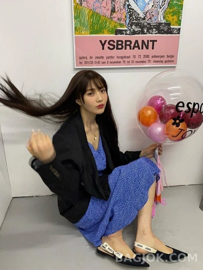 디올 디올 J'A 리본 슬링백 플랫슈즈 상세 이미지