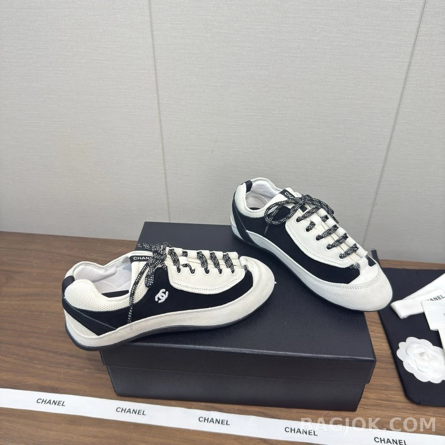 샤넬 샤넬 투톤 독일군 스니커즈 상세 이미지