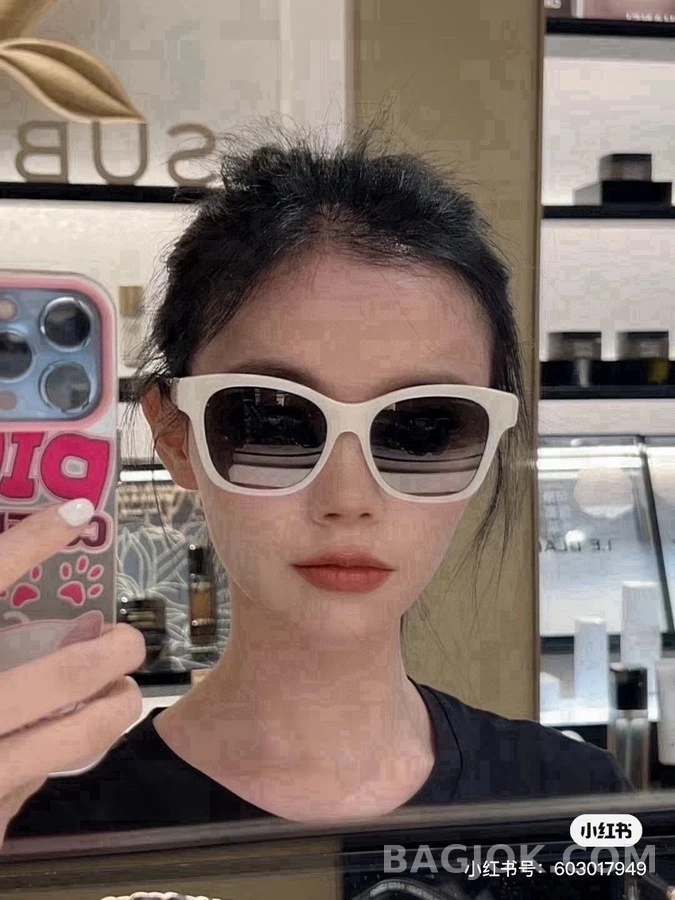 샤넬 샤넬 진주 장식 선글라스 상세 이미지