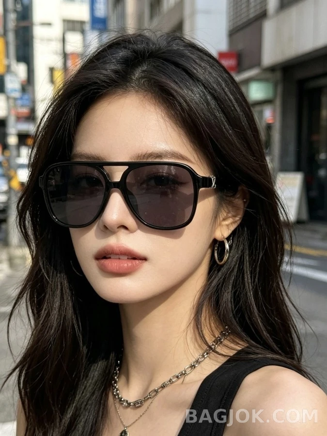 루이비통 루이비통 스퀘어 아비에이터 선글라스 상세 이미지