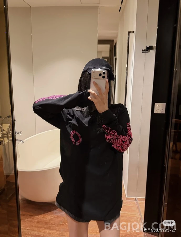 크롬하츠 크롬하츠 호스슈 로고 긴팔 티셔츠 상세 이미지