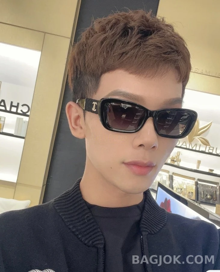 샤넬 샤넬 트위드 로고 선글라스 상세 이미지