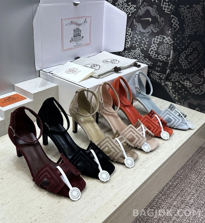 에르메스 에르메스 켈리 버클 지오메트릭 샌들 상세 이미지