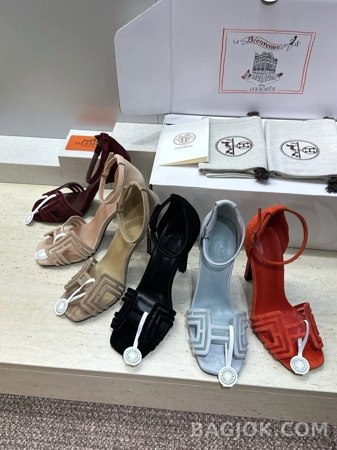 에르메스 에르메스 켈리 버클 지오메트릭 샌들 상세 이미지