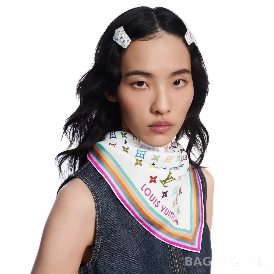 루이비통 루이비통 멀티컬러 모노그램 스카프 상세 이미지