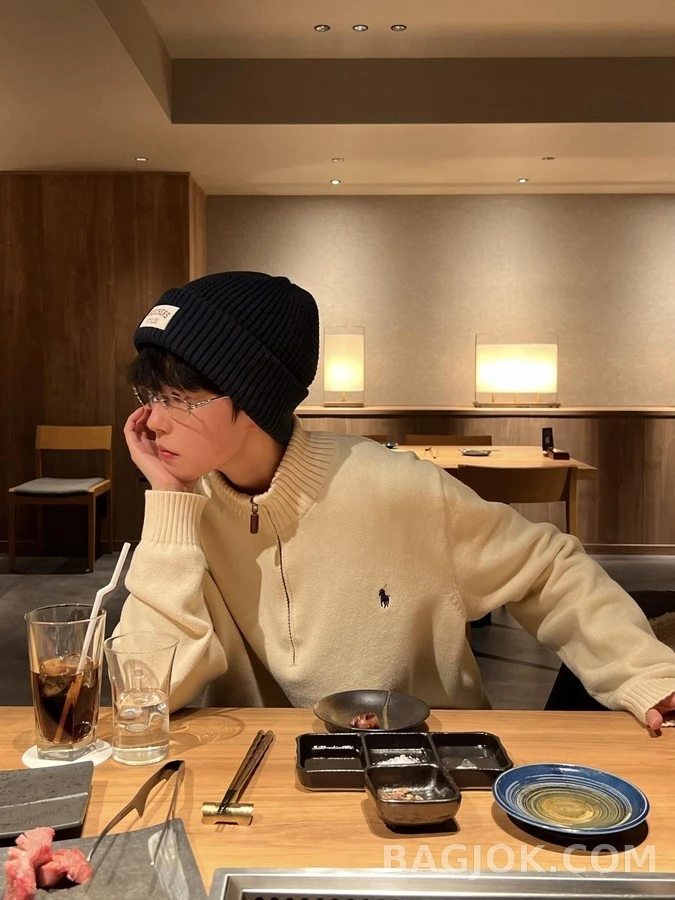폴로 랄프 로렌 폴로 랄프 로렌 하프집업 포니 자수 니트 상세 이미지