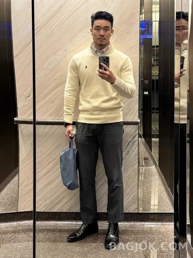 폴로 랄프 로렌 폴로 랄프 로렌 하프집업 포니 자수 니트 상세 이미지