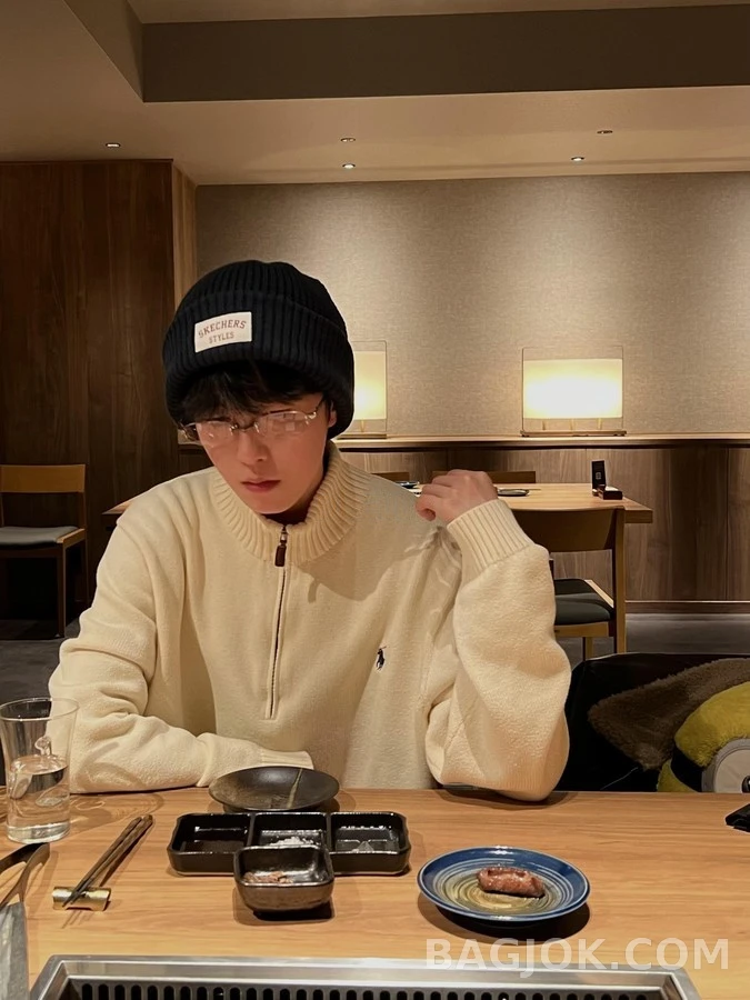 폴로 랄프 로렌 폴로 랄프 로렌 하프집업 포니 자수 니트 상세 이미지
