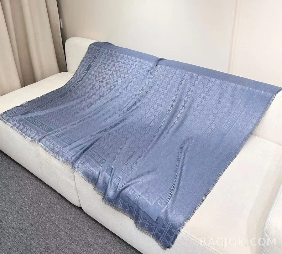 디올 디올 까나쥬 패턴 숄 스카프 상세 이미지