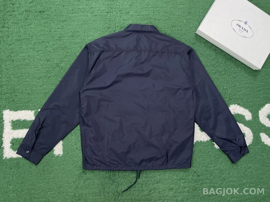프라다 프라다 Re-nylon 풀집업 셔츠 상세 이미지