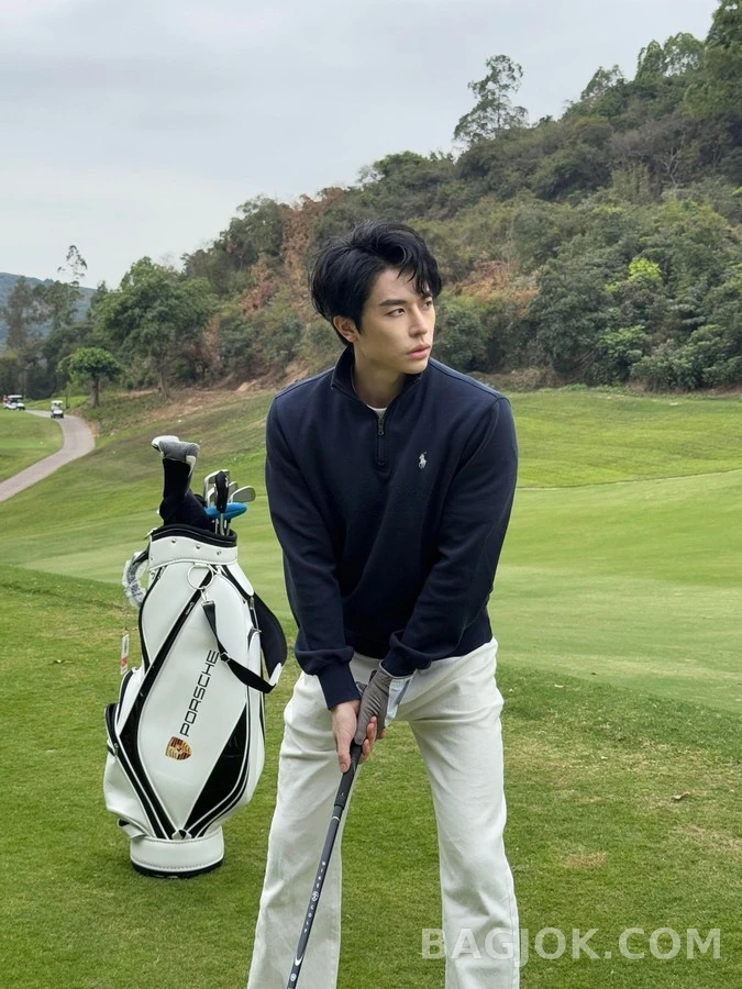 폴로 랄프 로렌 폴로 랄프 로렌 스탠드넥 하프집업 니트 상세 이미지