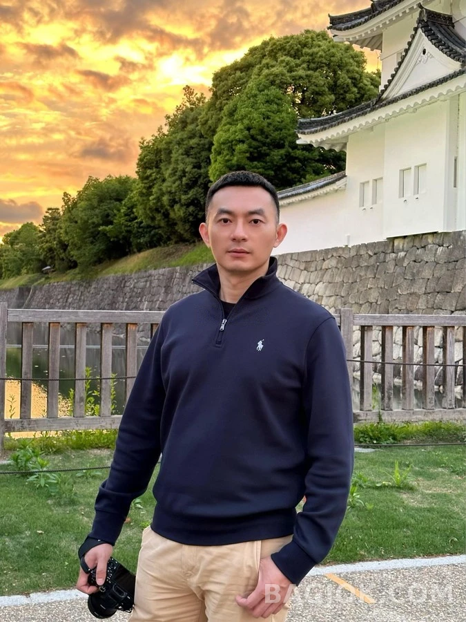 폴로 랄프 로렌 폴로 랄프 로렌 스탠드넥 하프집업 니트 상세 이미지