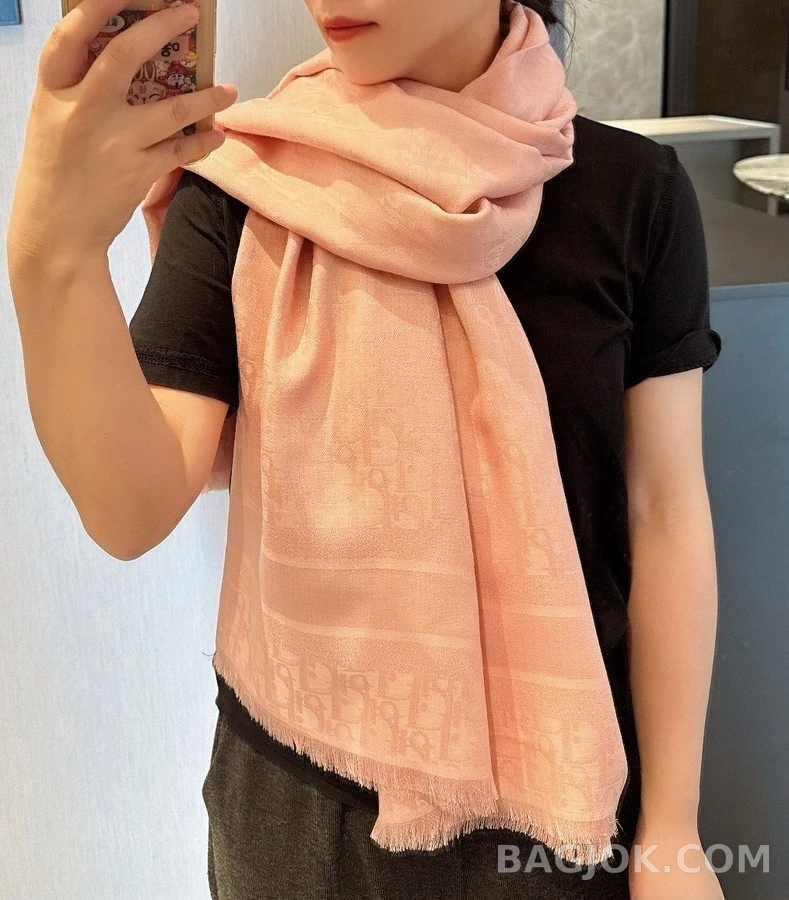 디올 디올 오블리크 숄 스카프 상세 이미지