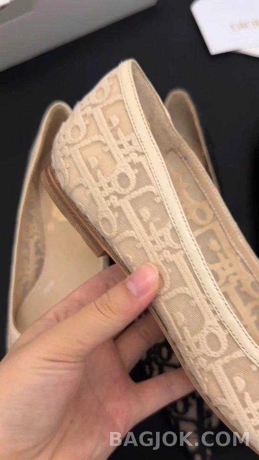 디올 디올 오블리크 자수 플랫 슈즈 상세 이미지