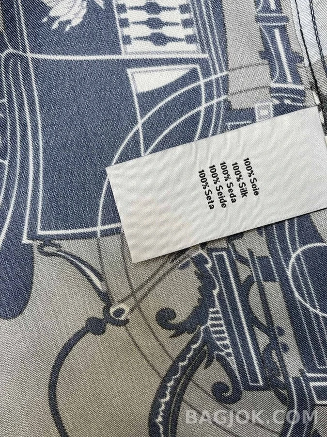 에르메스 에르메스 멀티 프린트 실크 셔츠 상세 이미지