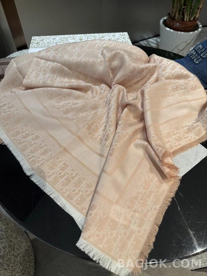 디올 디올 오블리크 자카드 숄 스카프 상세 이미지