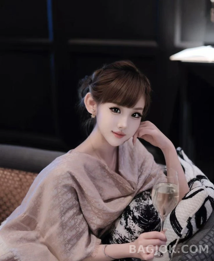 디올 디올 오블리크 자카드 숄 스카프 상세 이미지