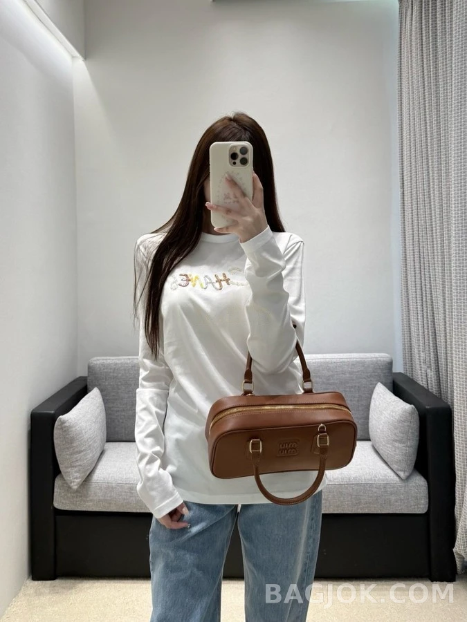 샤넬 샤넬 컬러 진주 자수 긴팔 티셔츠 상세 이미지