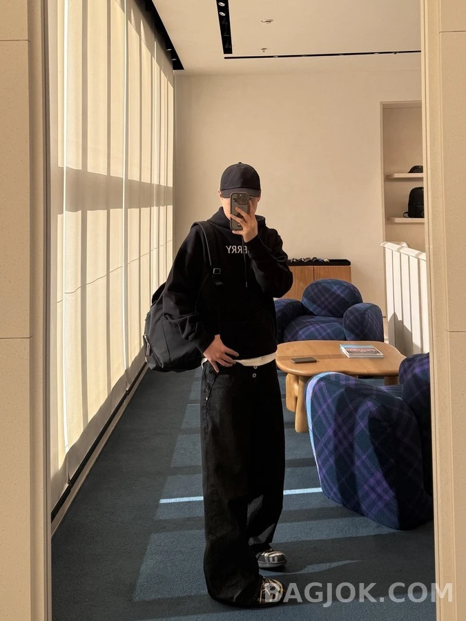 버버리 버버리 레터링 프린트 후드 티셔츠 상세 이미지