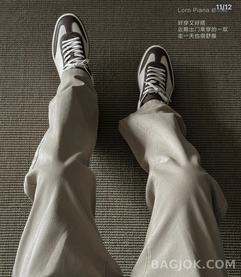 로로피아나 로로피아나 컬러 블록 캐주얼 스니커즈 상세 이미지