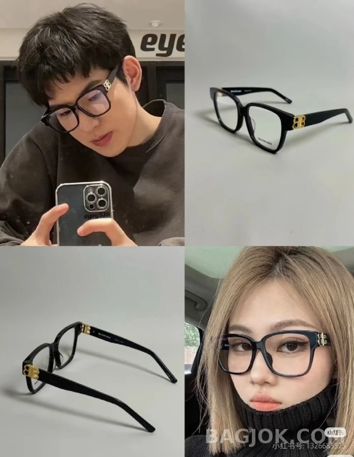 발렌시아가 발렌시아가 로고 스퀘어 안경테 상세 이미지