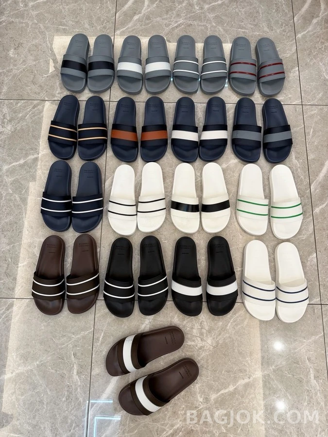 브루넬로 쿠치넬리 브루넬로 쿠치넬리 스트라이프 슬라이드 상세 이미지
