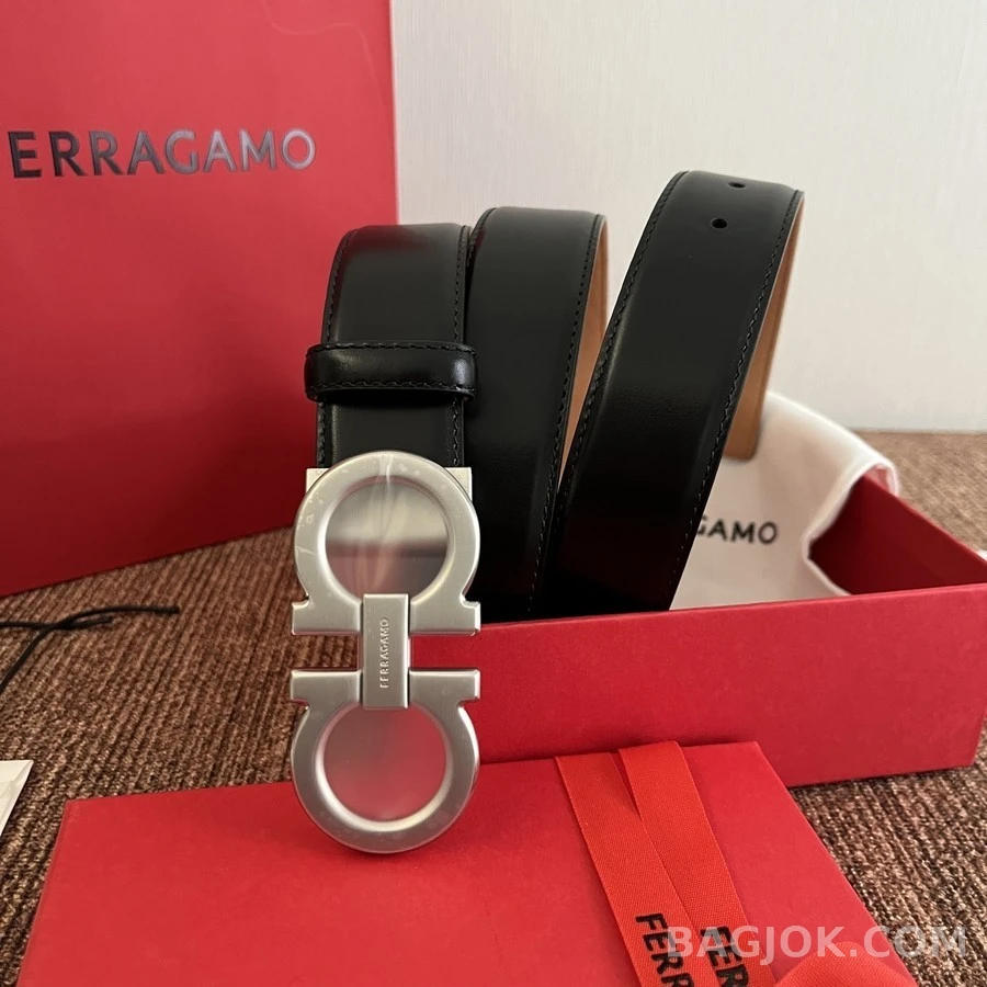 페라가모 페라가모 더블 간치니 가죽 벨트 상세 이미지