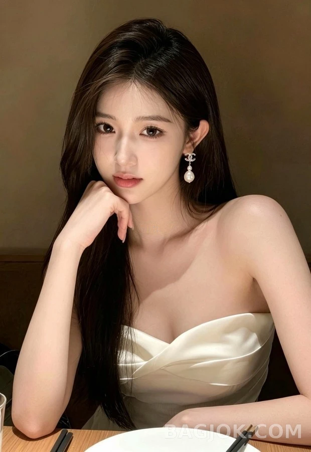 샤넬 샤넬 로고 이형 진주 드롭 귀걸이 상세 이미지