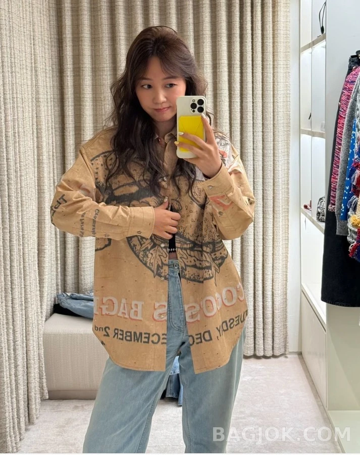 샤넬 샤넬 코코스백 프린트 셔츠 상세 이미지