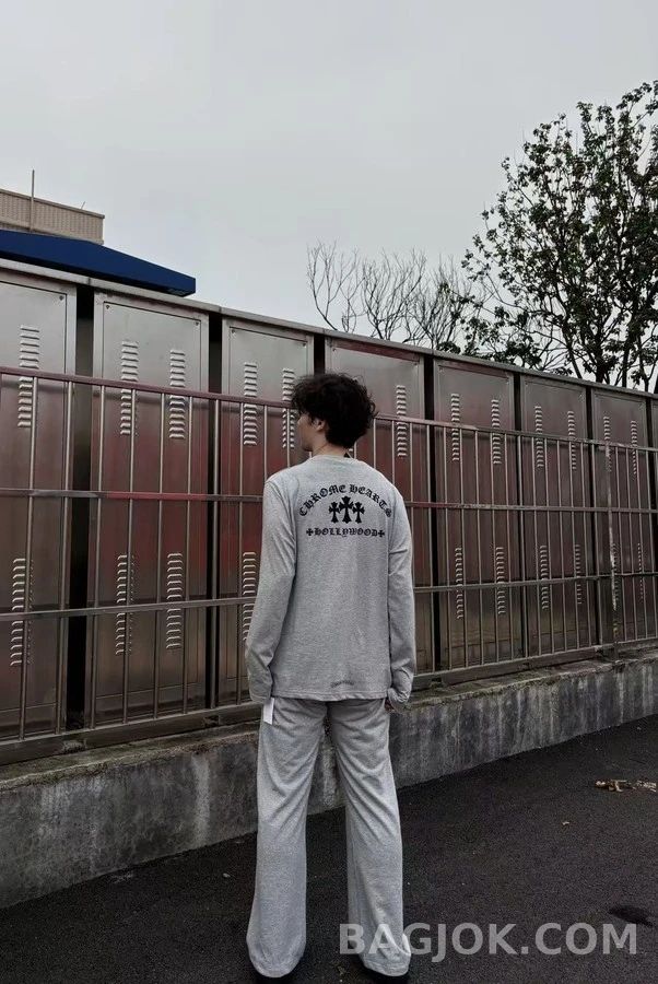 크롬하츠 크롬하츠 크로스 플록 긴팔 티셔츠 상세 이미지