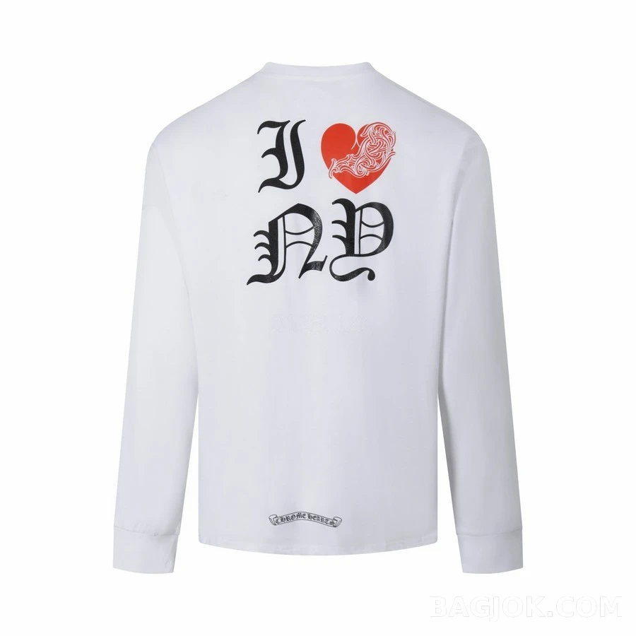 크롬하츠 크롬하츠 I ❤️ ND 레터링 긴팔 티셔츠 상세 이미지