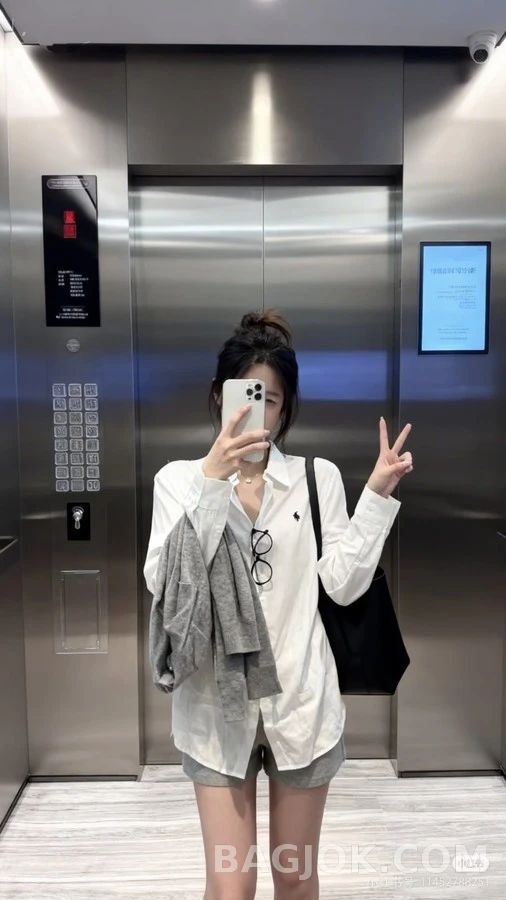 폴로 랄프 로렌 폴로 랄프 로렌 폴로 플레이어 자수 셔츠 상세 이미지