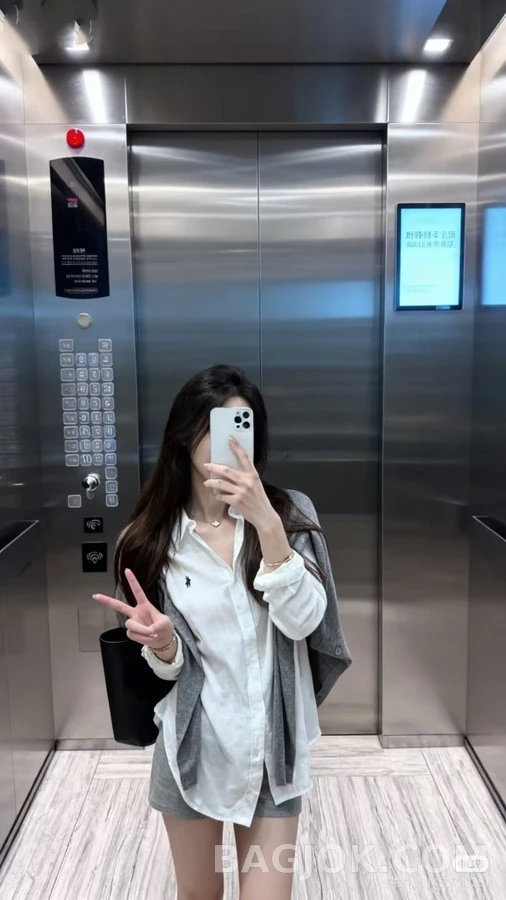 폴로 랄프 로렌 폴로 랄프 로렌 폴로 플레이어 자수 셔츠 상세 이미지