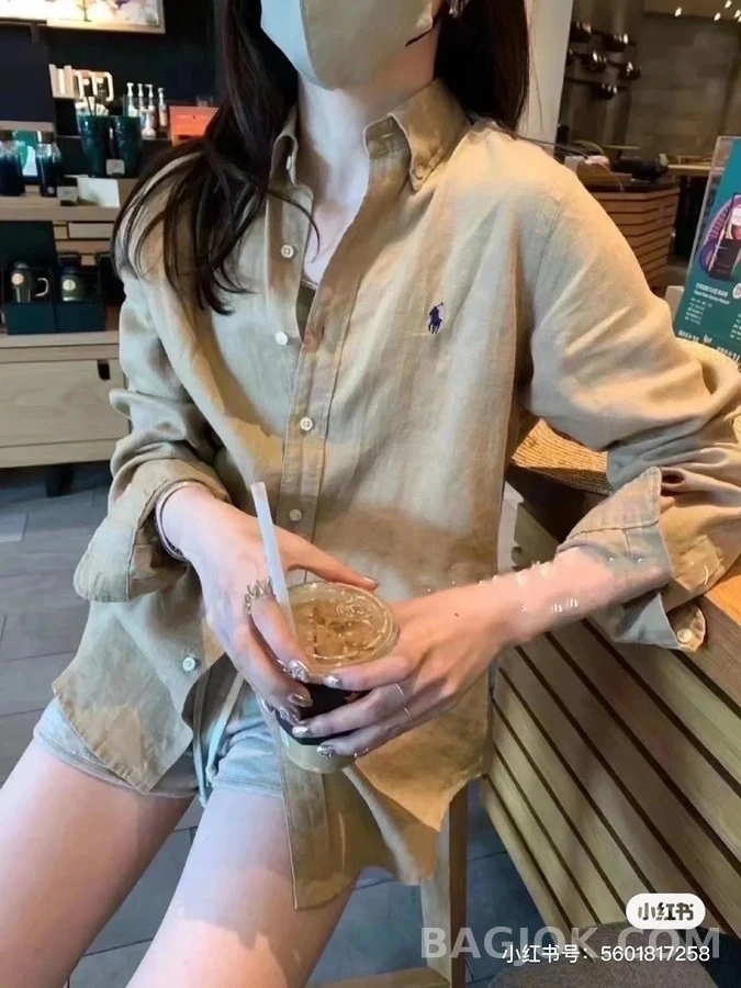 폴로 랄프 로렌 폴로 랄프 로렌 스몰 포니 자수 셔츠 상세 이미지