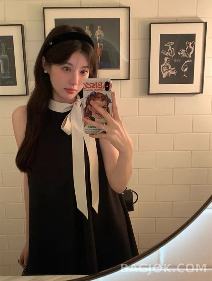 샤넬 샤넬 벨벳 더블 C 헤어밴드 상세 이미지