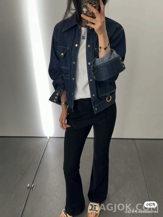 셀린느 셀린느 멀티포켓 데님 셔츠 상세 이미지