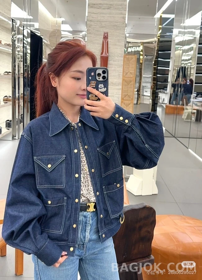 셀린느 셀린느 멀티포켓 데님 셔츠 상세 이미지