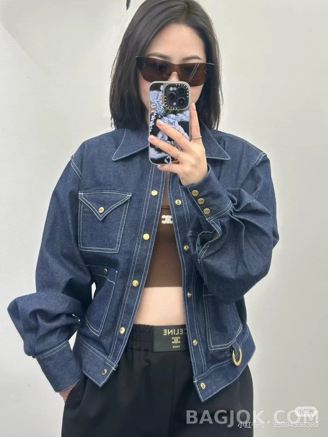 셀린느 셀린느 멀티포켓 데님 셔츠 상세 이미지