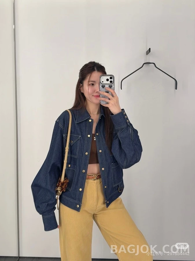 셀린느 셀린느 멀티포켓 데님 셔츠 상세 이미지