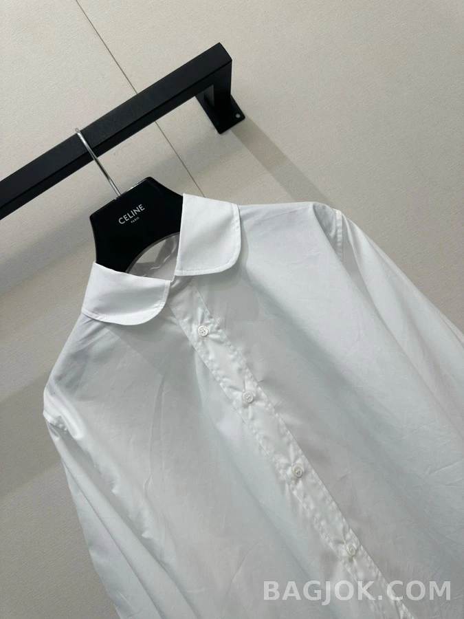 셀린느 셀린느 피터팬 카라 루즈핏 셔츠 상세 이미지
