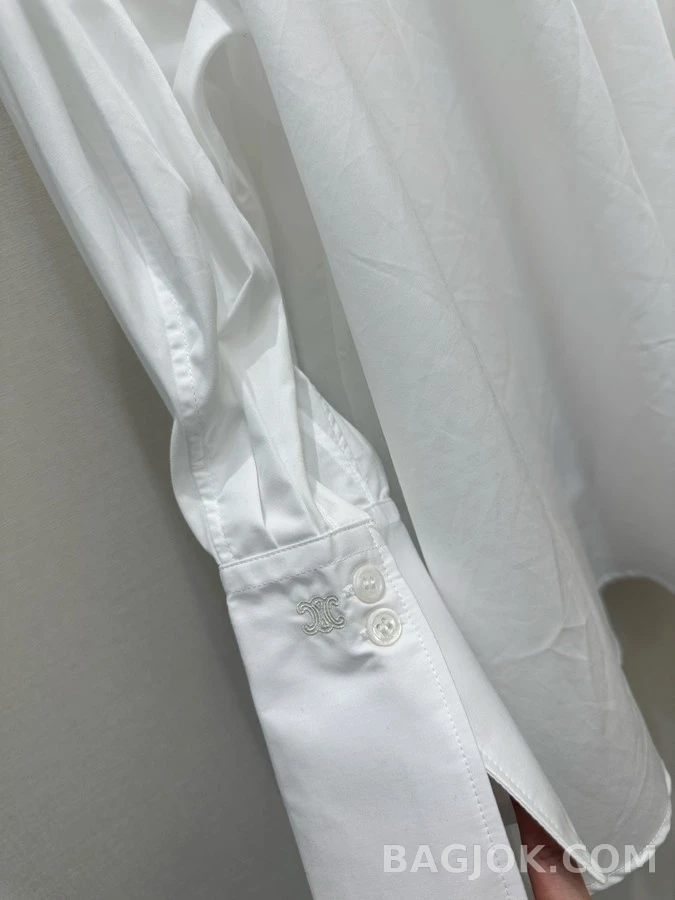 셀린느 셀린느 피터팬 카라 루즈핏 셔츠 상세 이미지