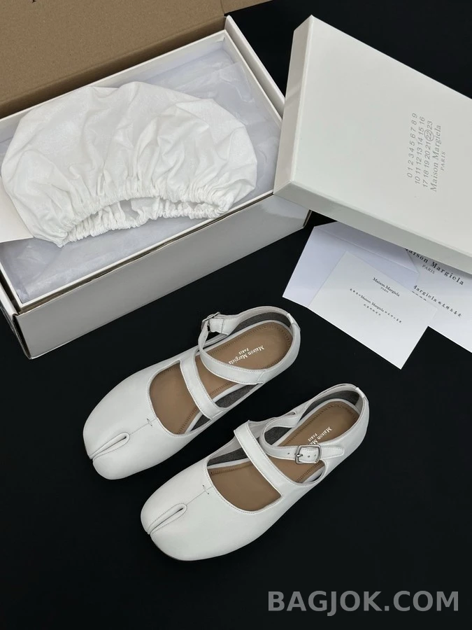 메종 마르지엘라 메종마르지엘라 더블 스트랩 메리제인 플랫 슈즈 상세 이미지