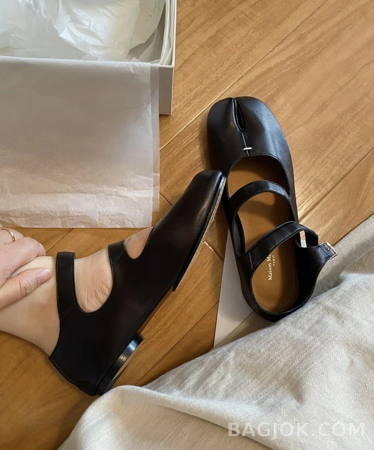 메종 마르지엘라 메종마르지엘라 타비 더블 스트랩 메리 제인 슈즈 상세 이미지