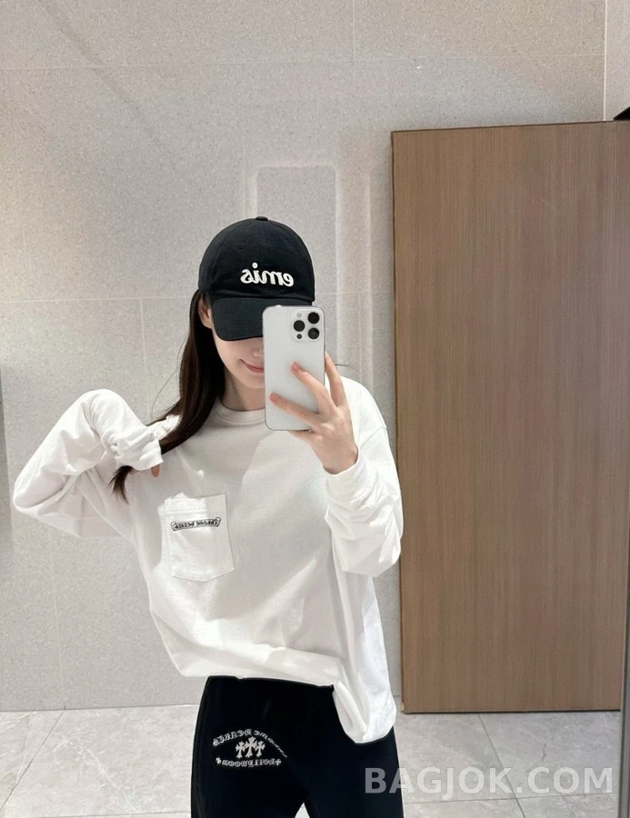 크롬하츠 크롬하츠 ST. BARTH 십자가 롱슬리브 티셔츠 상세 이미지