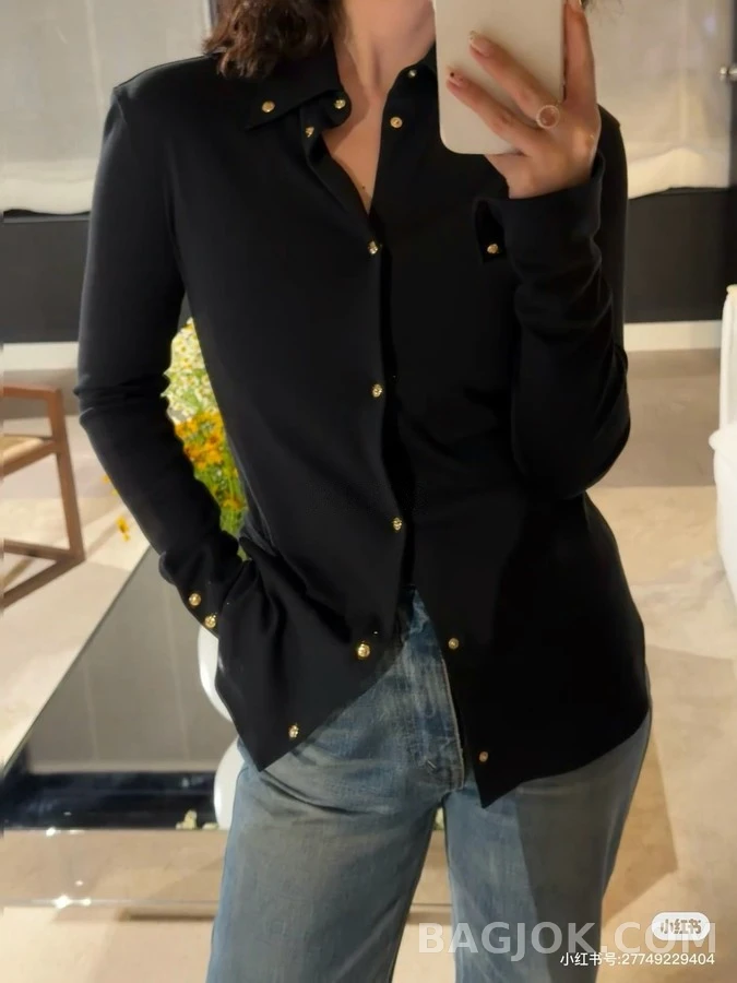 셀린느 셀린느 버튼 긴팔 셔츠 상세 이미지